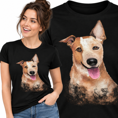 KOSZULKA DAMSKA ZWIERZĘTA BOSTON DOG 8